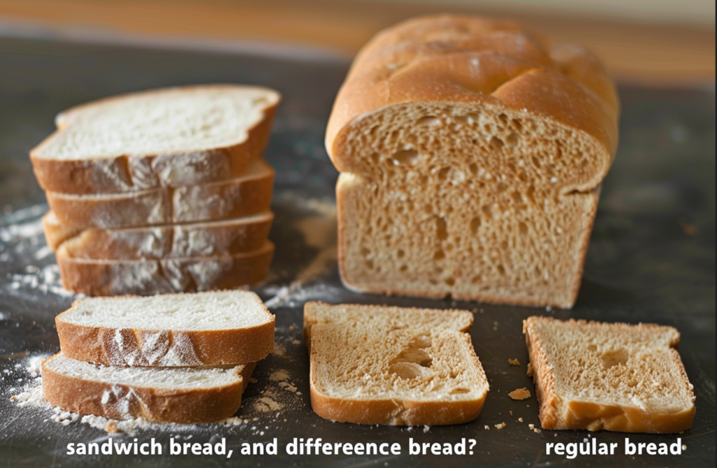 A fresh loaf of homemade sandwich bread sliced on a wooden cutting board.